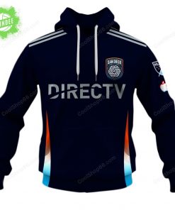San Diego FC (MLS) Home Jersey Style Hoodie