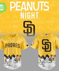 San Diego Padres 75th Anniversary of Peanuts Baseball Jersey – Collector’s MLB Apparel