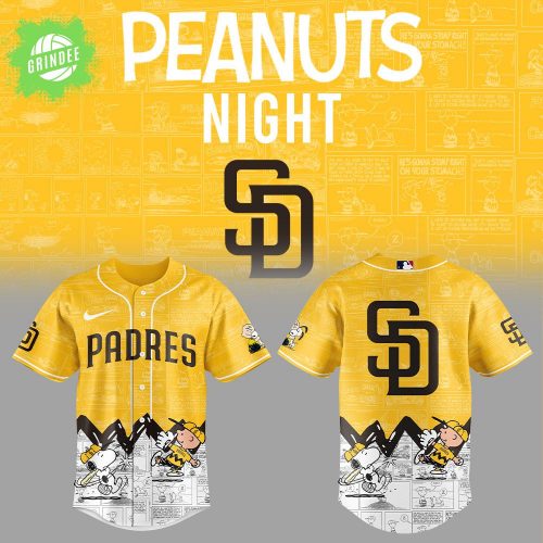 San Diego Padres 75th Anniversary of Peanuts Baseball Jersey – Collector’s MLB Apparel