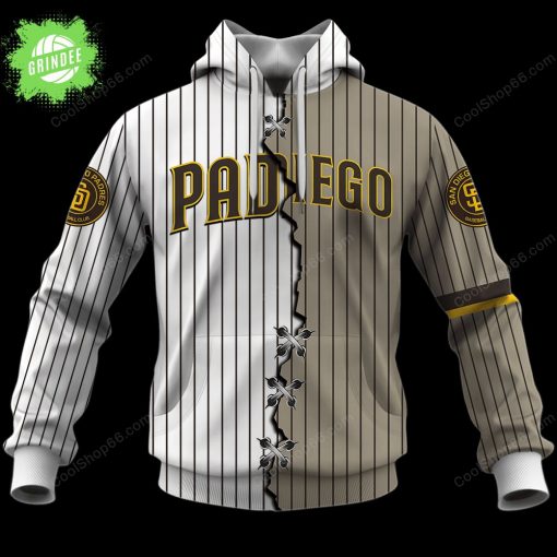 San Diego Padres MLB Mix Style Hoodie