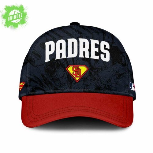 San Diego Padres MLB x Superman Baseball Jersey Editions Limited 2025 – DC Justice League x Baseball Crossover