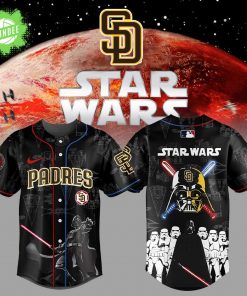 San Diego Padres Star Wars Uniform Baseball Jersey – Galactic MLB Night Edition