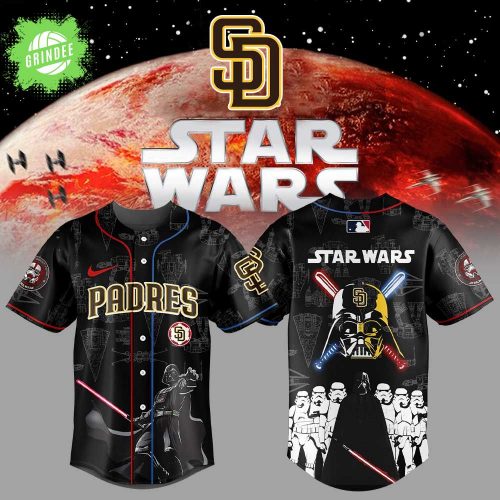 San Diego Padres Star Wars Uniform Baseball Jersey – Galactic MLB Night Edition