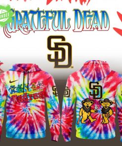 San Diego Padres x Grateful Dead New Hoodie – Rock Band x MLB Collaboration