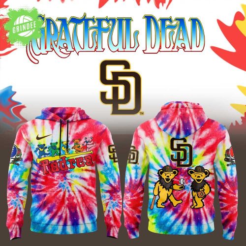 San Diego Padres x Grateful Dead New Hoodie – Rock Band x MLB Collaboration