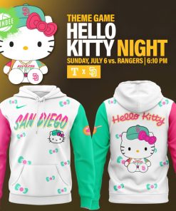 San Diego Padres x Hello Kitty Night New Hoodie – Cute x Baseball Crossover