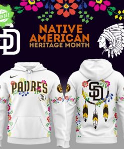 San Diego Padres x Native American Heritage 2025 Hoodie – Tribal Theme