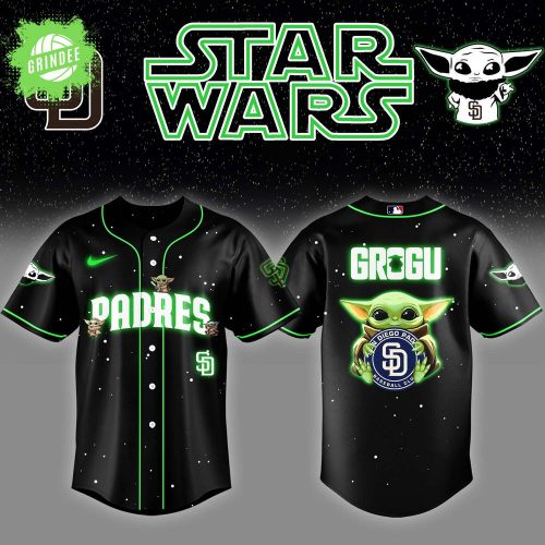 San Diego Padres x Star Wars Grogu Night Jersey – Baby Yoda Crossover Edition