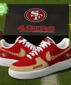 San Francisco 49ers Personalized AForce1 Sneakers Gift for Fans