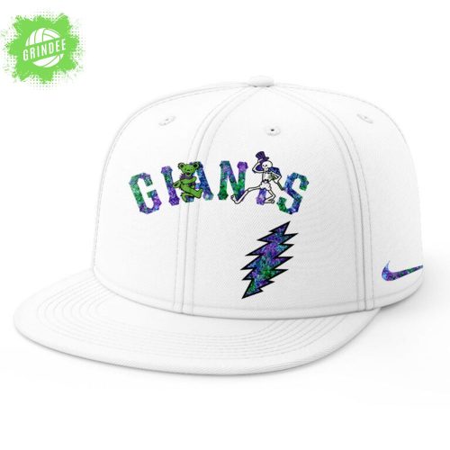 San Francisco Giants Grateful Dead Night Baseball Jersey and Flat Cap Set