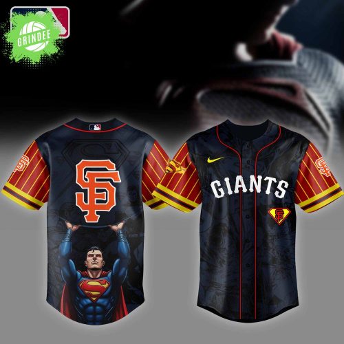 San Francisco Giants MLB x Superman Baseball Jersey Editions Limited 2025 – Limited Edition Superhero Jersey