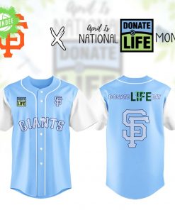San Francisco Giants x Donate Life Month Baseball Jersey – Limited Release