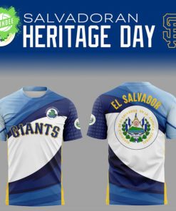 San Francisco Giants x Salvadoran Heritage Day 2025 T-Shirt