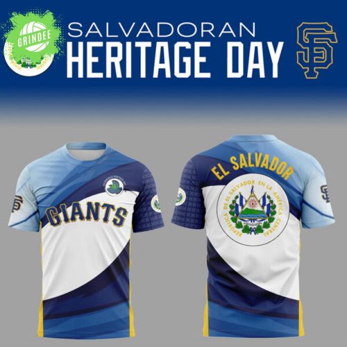 San Francisco Giants x Salvadoran Heritage Day 2025 T-Shirt