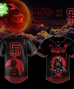 San Francisco Giants x Star Wars Baseball Jersey – Night Game Limited Edition 2025