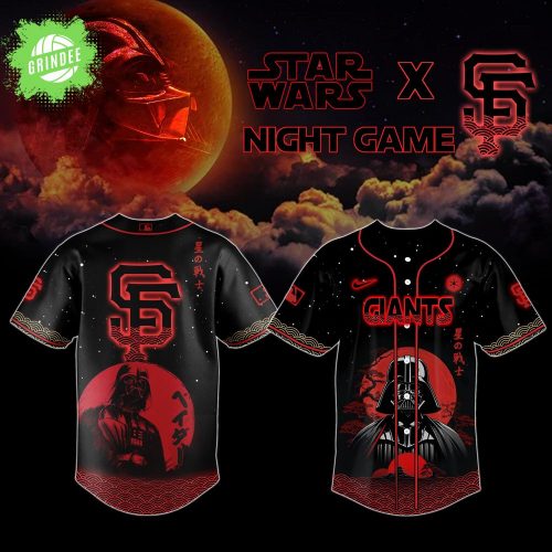 San Francisco Giants x Star Wars Baseball Jersey – Night Game Limited Edition 2025