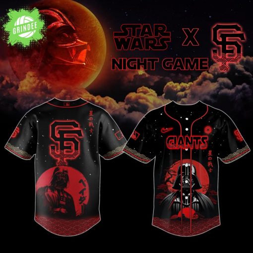 San Francisco Giants x Star Wars Baseball Jersey – Night Game Limited Edition 2025