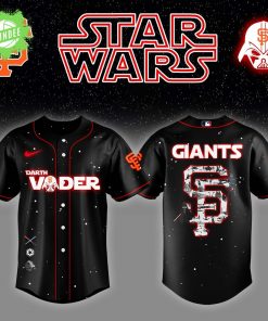 San Francisco Giants x Star Wars Darth Vader Night Jersey – Sith Game Day Edition