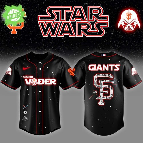 San Francisco Giants x Star Wars Darth Vader Night Jersey – Sith Game Day Edition