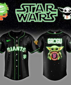 San Francisco Giants x Star Wars Grogu Night Jersey – MLB Baby Yoda Baseball Edition