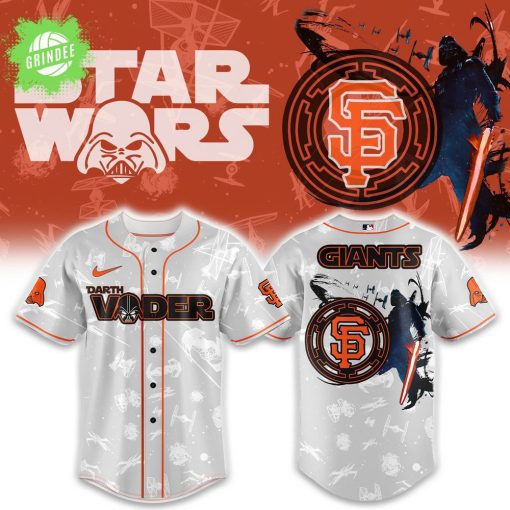 San Francisco Giants x Star Wars Night Baseball Jersey 2025 New Version