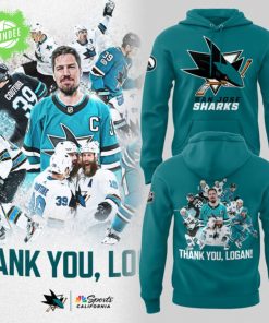 San Jose Sharks “Thank You, Logan Couture” Blue Limited Edition Hoodie