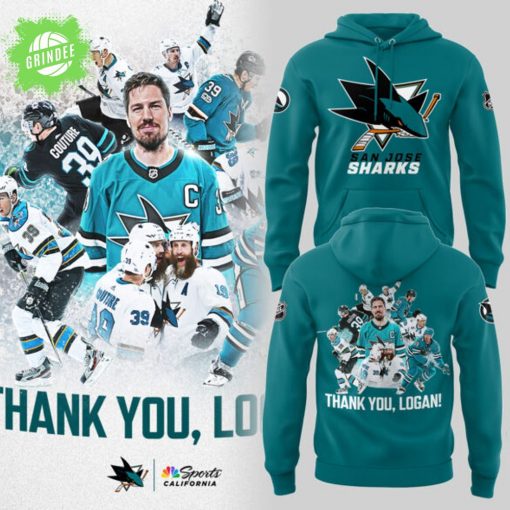 San Jose Sharks “Thank You, Logan Couture” Blue Limited Edition Hoodie