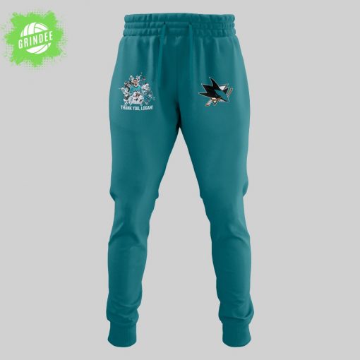 San Jose Sharks “Thank You, Logan Couture” Blue Limited Edition Hoodie
