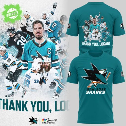 San Jose Sharks “Thank You, Logan Couture” Blue Limited Edition T-Shirt