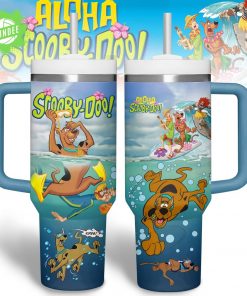 Scooby-Doo Custom Name Tumbler with Handle