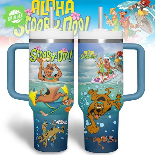 Scooby-Doo Custom Name Tumbler with Handle