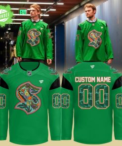 Seattle Kraken Green Night Hockey Jersey 2025