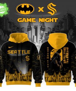 Seattle Kraken x DC Batman Game Night Special Edition Hoodie