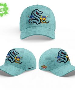 Seattle Kraken x Pokémon New Cap 2025 – NHL x Anime Limited Edition Hat