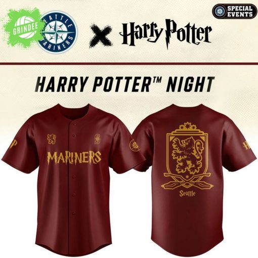 Seattle Mariners Harry Potter Night 2025 Limited Edition Jersey