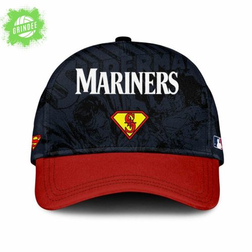 Seattle Mariners MLB x Superman Baseball Jersey Editions Limited 2025 – DC Comics MLB Fans Special
