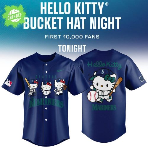 Seattle Mariners x Hello Kitty New Season Collection Baseball Jersey 2025 – Sanrio Baseball Collaboration