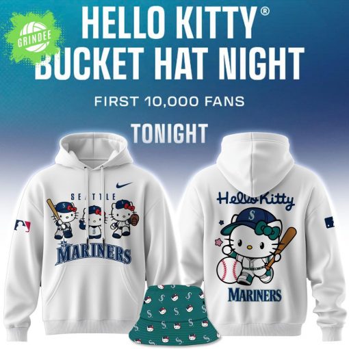 Seattle Mariners x Hello Kitty New Season Collection Hoodie 2025 – Cute & Sporty Fans Gear