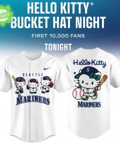 Seattle Mariners x Hello Kitty New Season Collection White Baseball Jersey 2025 – Collector’s Edition MLB Crossover