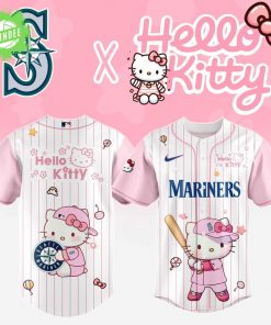 Seattle Mariners x Hello Kitty Night 2025 Baseball Jersey Limited Edition