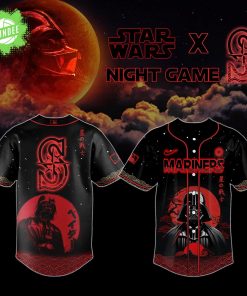 Seattle Mariners x Star Wars Baseball Jersey – Night Game Limited Edition 2025