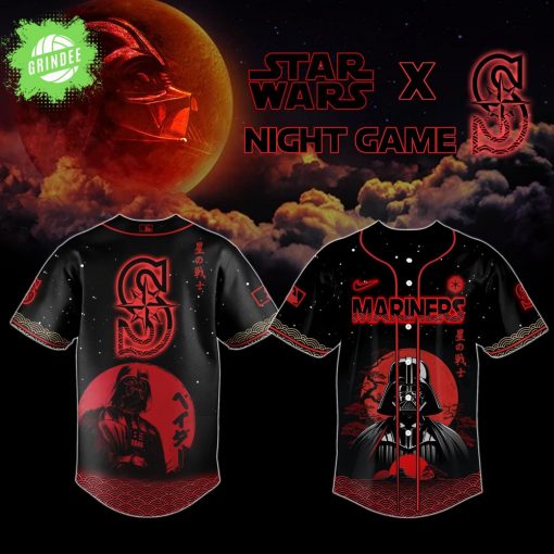 Seattle Mariners x Star Wars Baseball Jersey – Night Game Limited Edition 2025