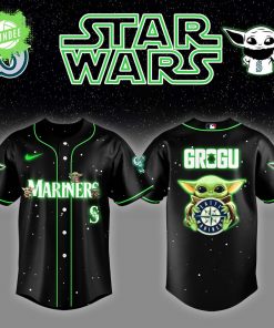 Seattle Mariners x Star Wars Grogu Night Jersey – Baby Yoda Crossover Baseball
