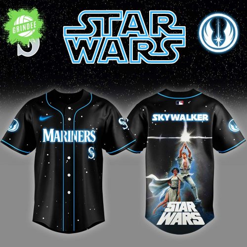 Seattle Mariners x Star Wars Luke Skywalker Night Jersey – Jedi MLB Edition