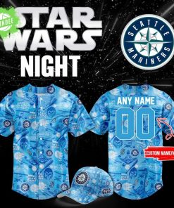 Seattle Mariners x Star Wars Personalized Jersey 2025
