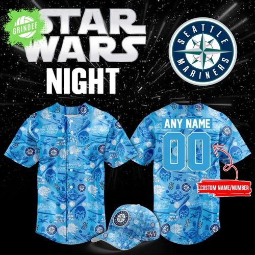 Seattle Mariners x Star Wars Personalized Jersey 2025