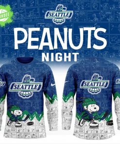 Seattle Thunderbirds 75th Anniversary Peanuts Hockey Jersey