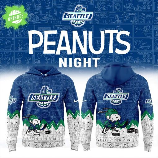 Seattle Thunderbirds 75th Anniversary Peanuts Hoodie