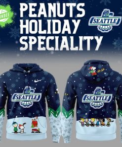Seattle Thunderbirds Peanuts & Snoopy Navy Nike Hoodie Set