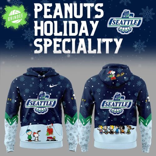 Seattle Thunderbirds Peanuts & Snoopy Navy Nike Hoodie Set